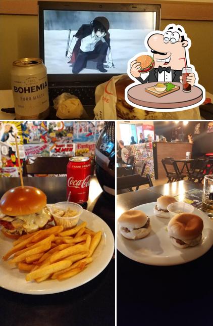 Consiga um hambúrguer no Cave Burger