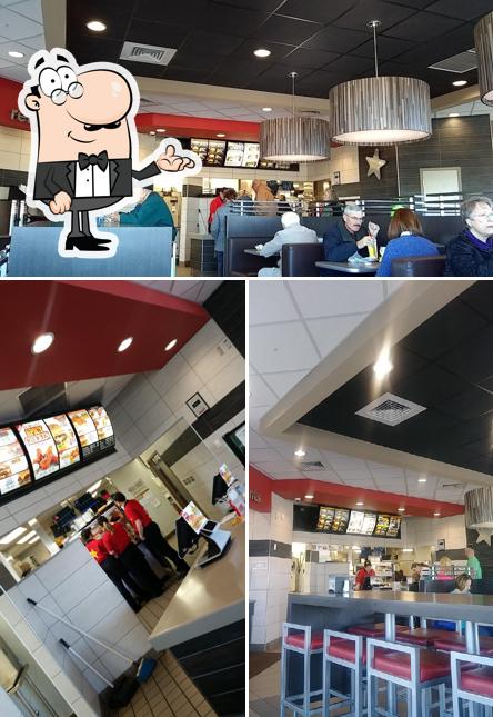 The interior of Hardee’s