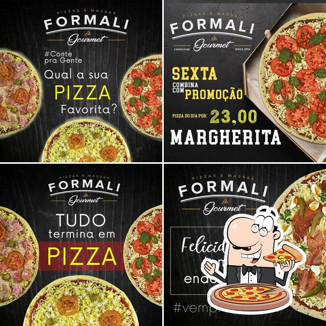 Experimente pizza no Formali Gourmet