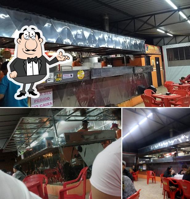 O interior do Bidu Bilu Lanches e Hamburgueria