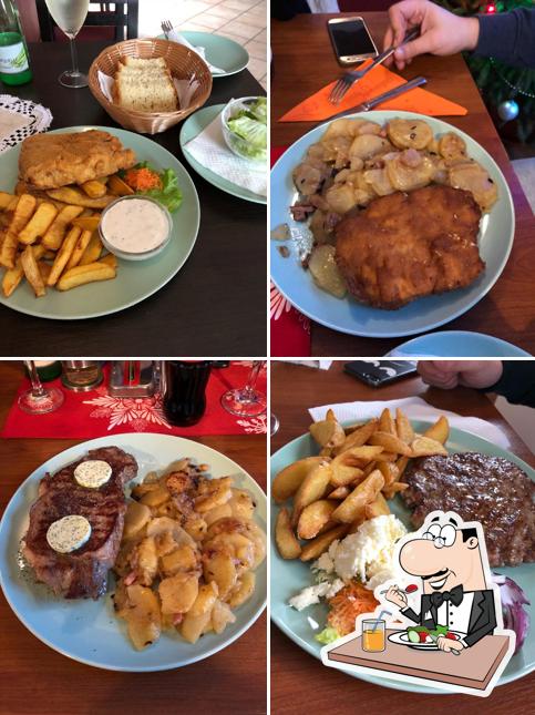 Fish and chips e bistecca al Restoran DIVA