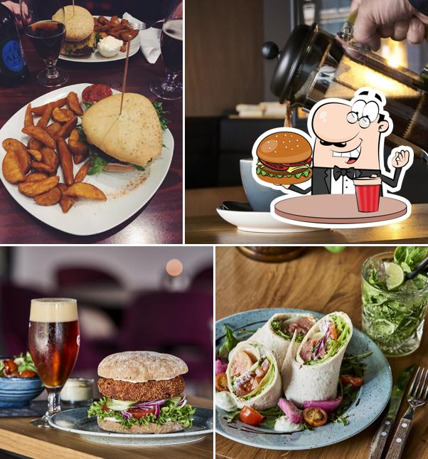 Hamburger à Cafe Mauritz