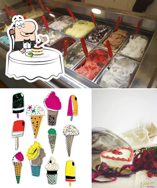 Gelateria & Yogurt L'Orsetto provides a selection of sweet dishes