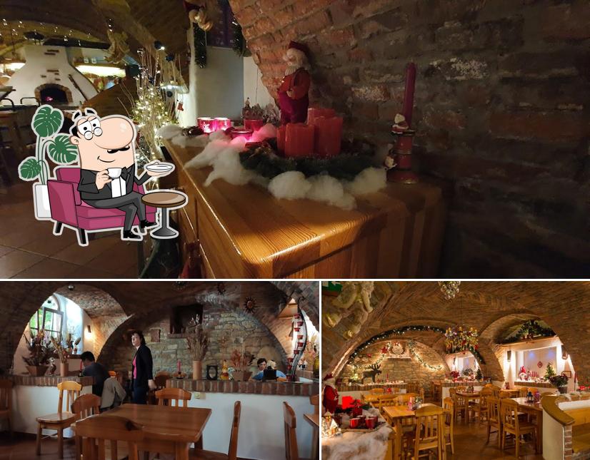 Gli interni di Pizzeria Potač