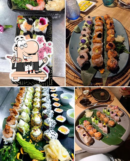 Prova le varie opzioni di sushi