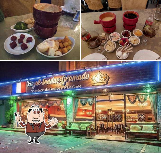 Comida em Royal Fondue Gramado