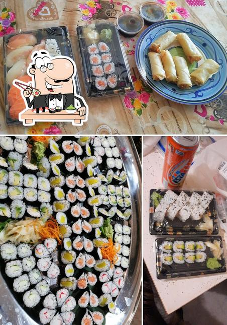 Ordina le varie opzioni di sushi