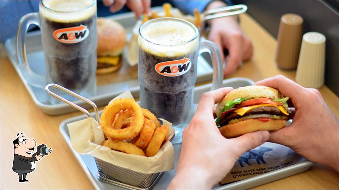 Here's a picture of A&W Canada