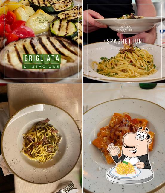 Spaghetti alla carbonara al Locanda Monteverde Ristorante da Bruno