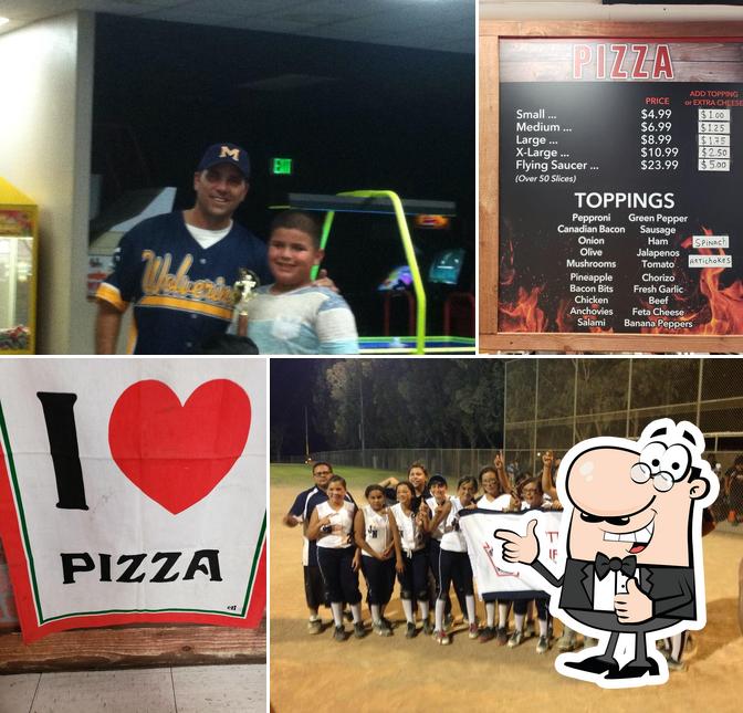 Home of the Flying Saucer in Riverside Restaurant menu and reviews