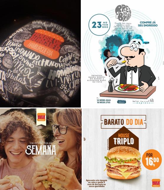 Comida em House of Burguer Franchising