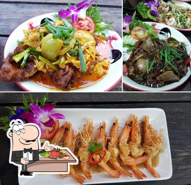 Order seafood at may&zin restaurant