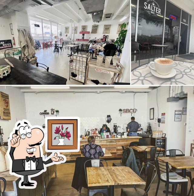 Salter Bros. Coffee Roasters in Arlington Restaurant menu and reviews