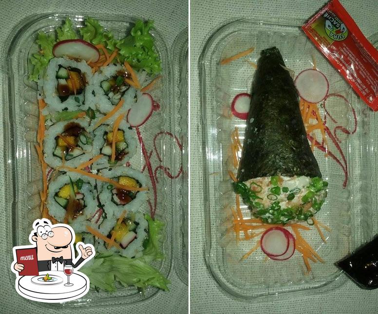 Comida em Sushi Sam