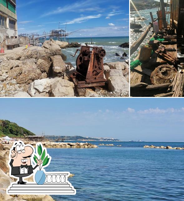 La parte esterna è una caratteristica importante di Trabocco Punta Isolata