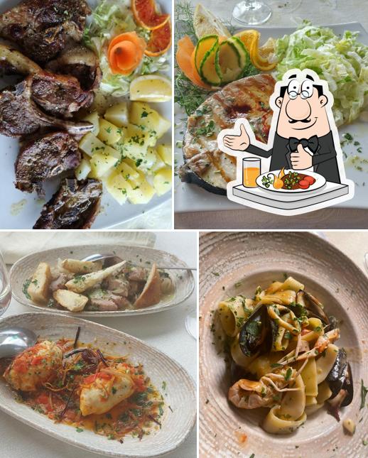 Cibo al Trattoria anni 60