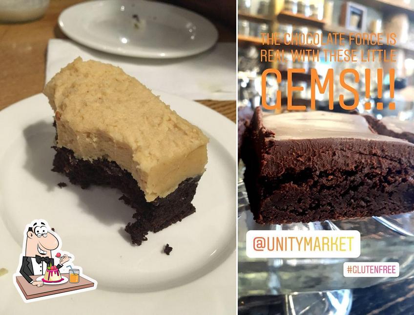 Unity Market Cafe & Studios sert une éventail de plats sucrés