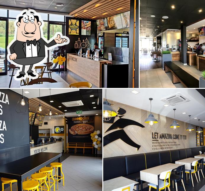 L'intérieur de Debonairs Pizza