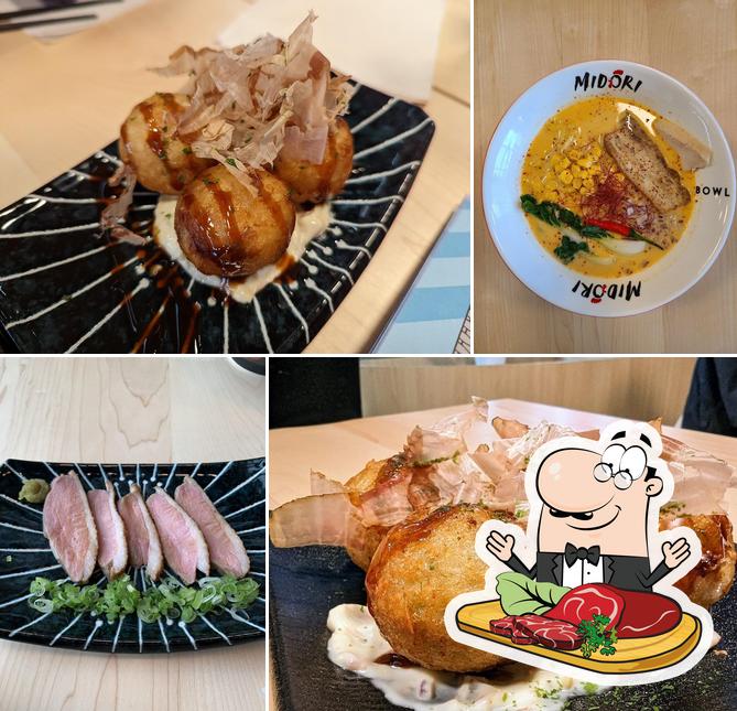 Commandez des plats à base de viande à Midori Ramen