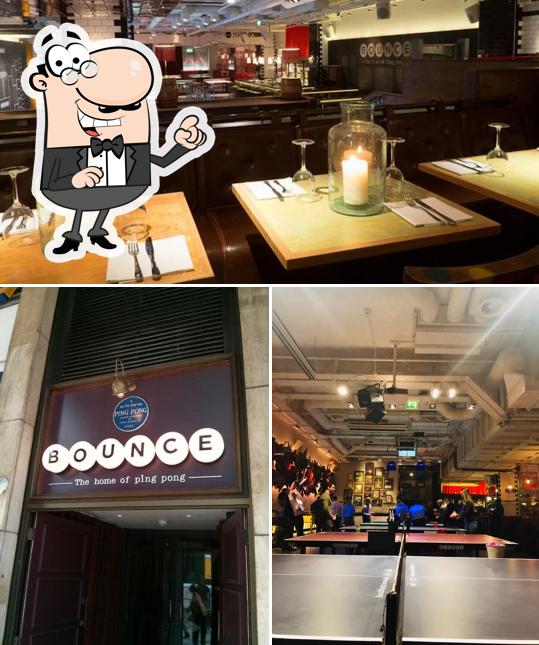 Bounce Farringdon, 121 Holborn in London Restaurant menu and reviews