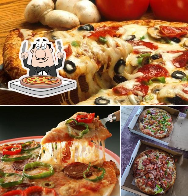 Commandez différents genres de pizzas