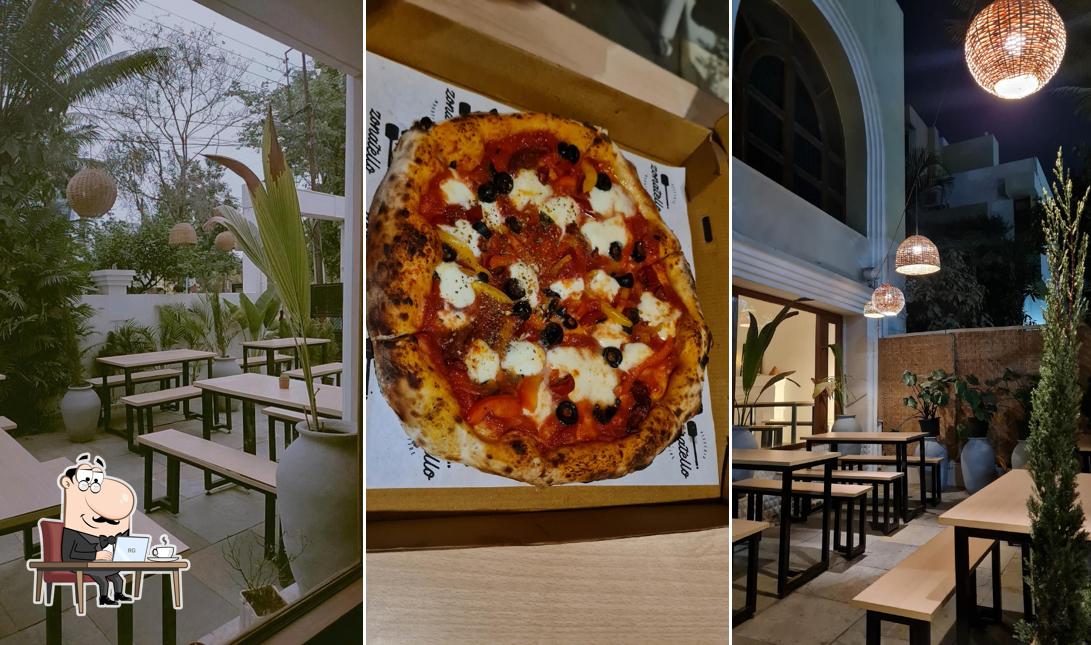 The interior of Zonatello Pizzeria