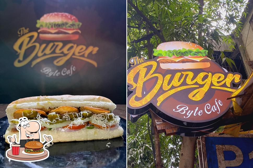 Treat yourself to a burger at The Burger Byte Cafe