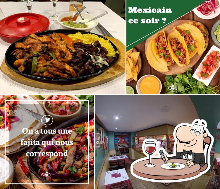 Food at Le Mexico