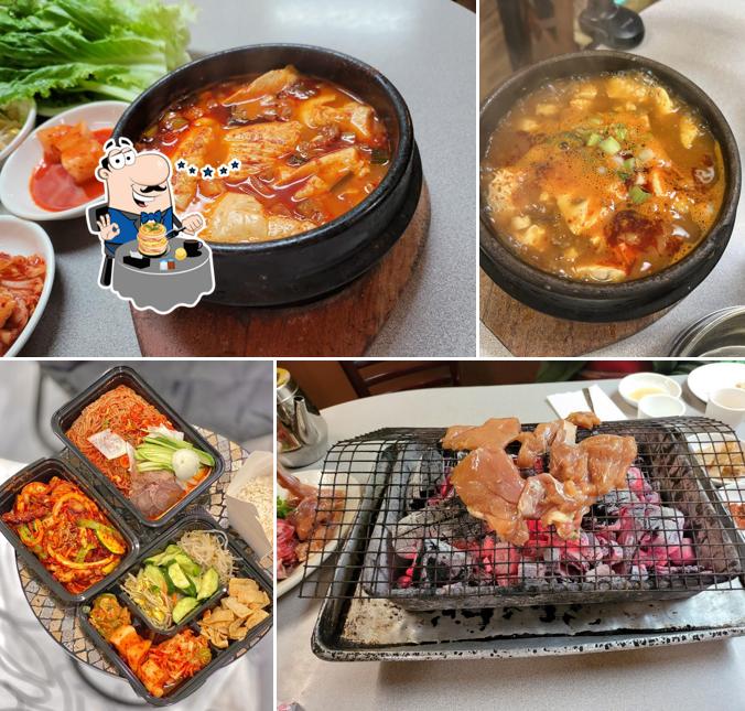 Wooden Charcoal Korean Village Barbecue House in San Francisco