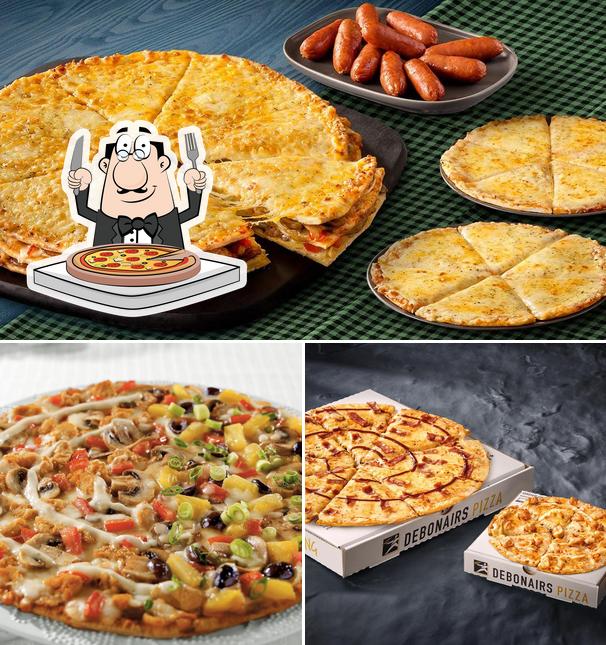 Try out various types of pizza