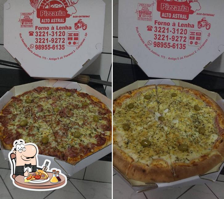 Peça diversos estilos de pizza