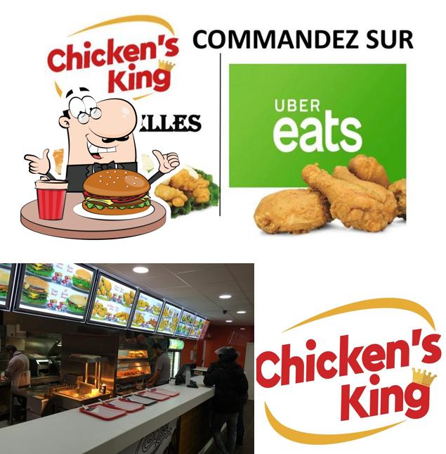 Les hamburgers de CHICKEN'S KING SARCELLES (GARE) will satisferont différents goûts