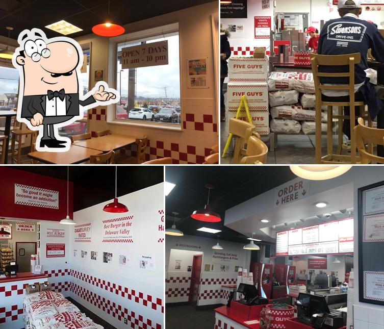 Забронируйте столик в "Five Guys"