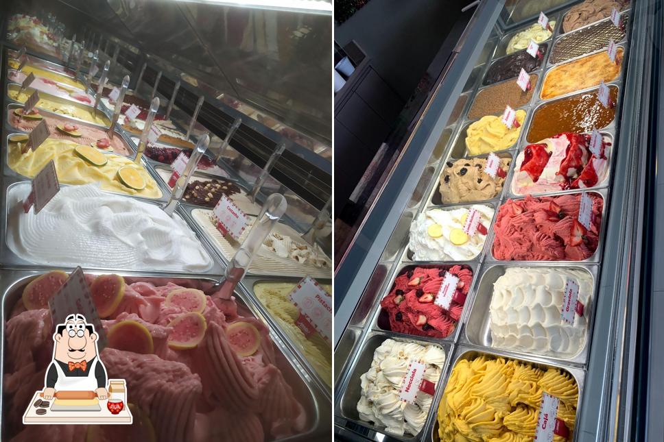 Gelateria Moderna - Shopping Riomar serve uma variedade de sobremesas