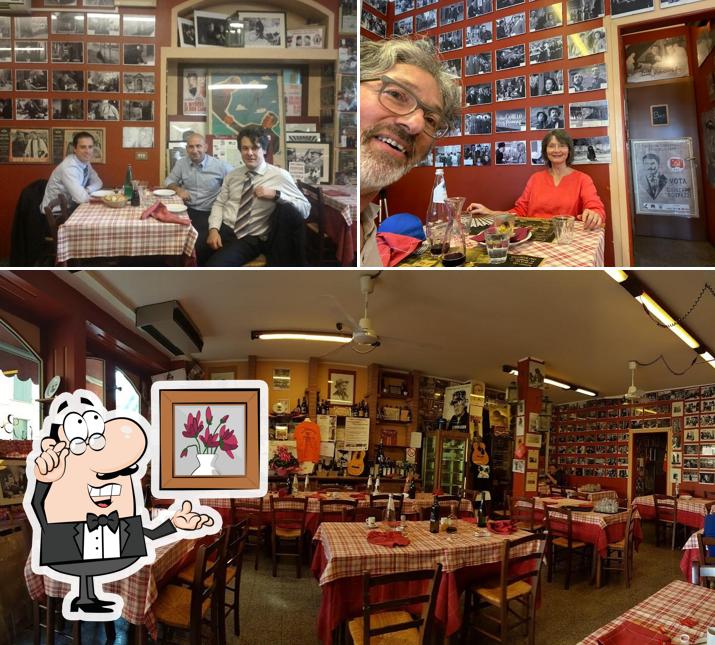 Gli interni di La Bottega del Paese di Don Camillo