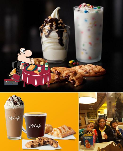 McDonald's provides a variety of desserts