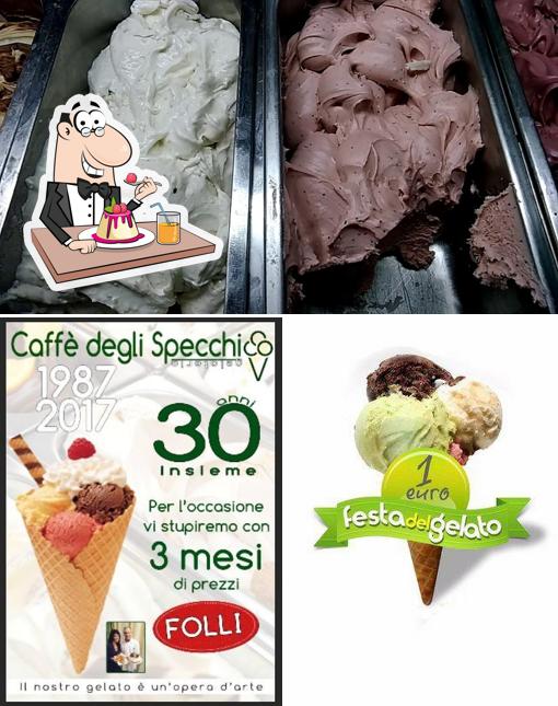 Caffè degli Specchi offre un'ampia gamma di dessert