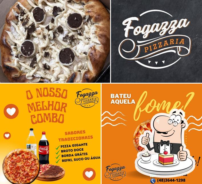 Fogazza Pizzaria provê uma gama de pratos doces