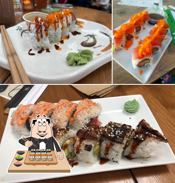 Commandez de nombreuses options de sushi