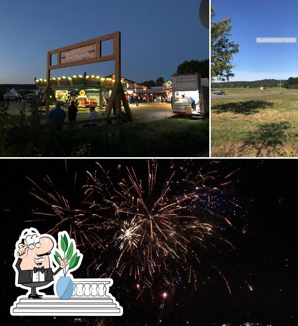 L'extérieur de Pohlheimer Wiesnfest Licher Wiesnfest