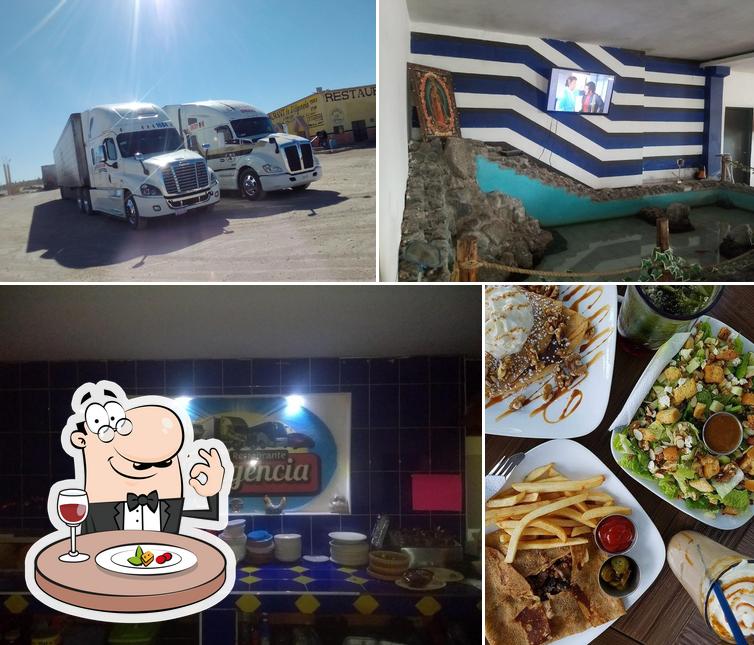 Las imágenes de comida y exterior en Restaurant La Diligencia Truck Stop