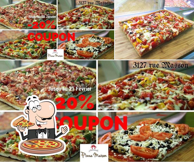 A Pizza Maison, vous pouvez essayer des pizzas