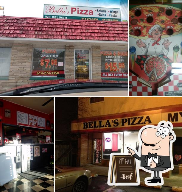 Bella's Pizza, 3858 Sullivant Ave in Columbus Restaurant menu and reviews