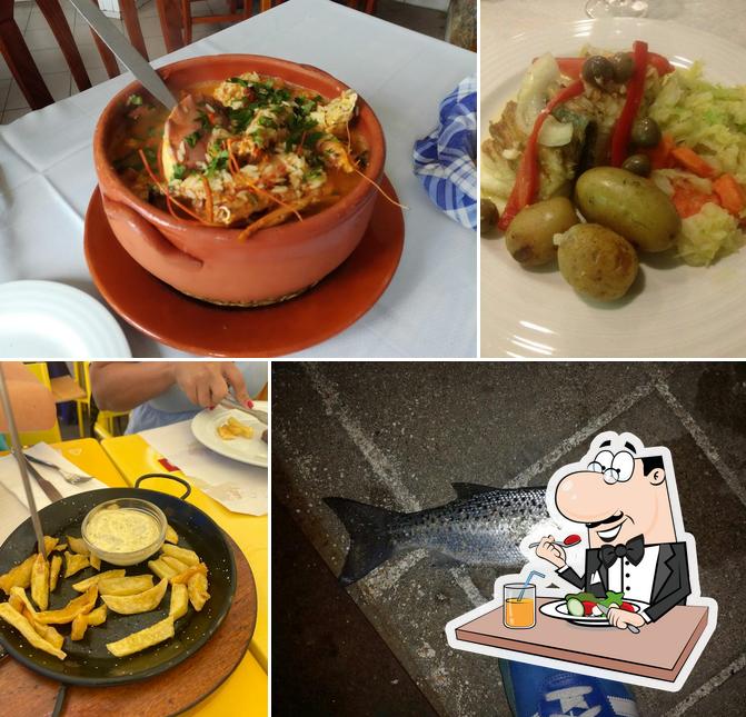 Food at Estrela do Mar