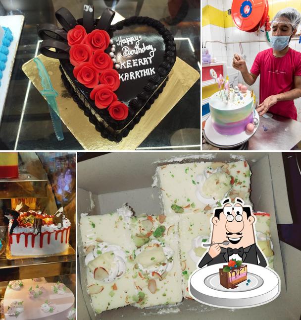 Chocolate cake at French Bakers