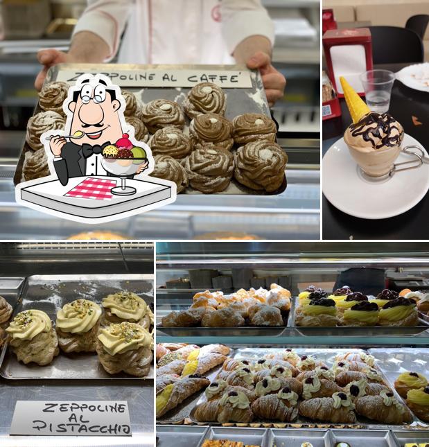 Bar Pasticceria Gelateria Cucci propone un'ampia selezione di dessert