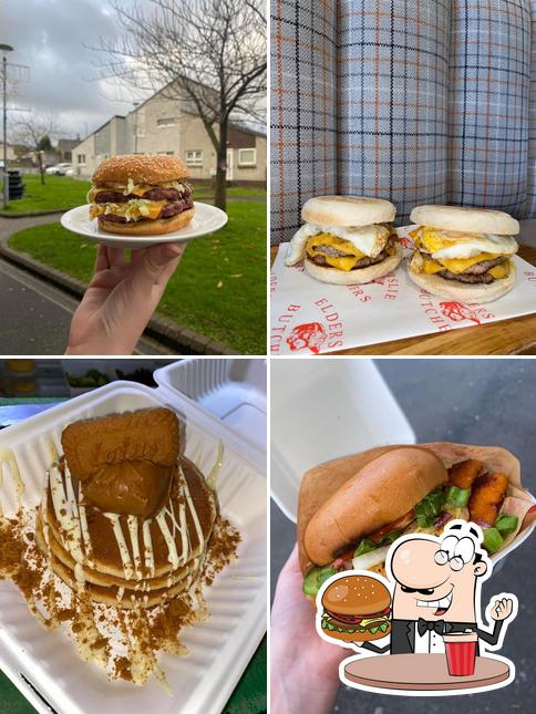 Get a burger at Elderslie Coffee Shop