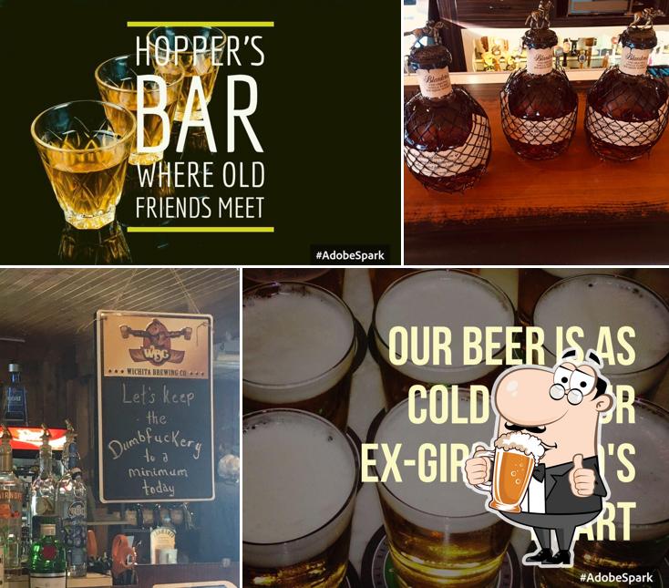 Hopper's Beverage Emporium in Moorcroft Restaurant menu and reviews