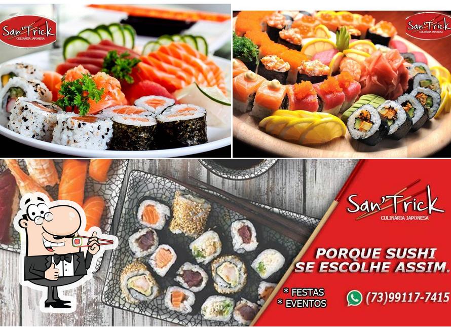 Peça diversas opções de sushi