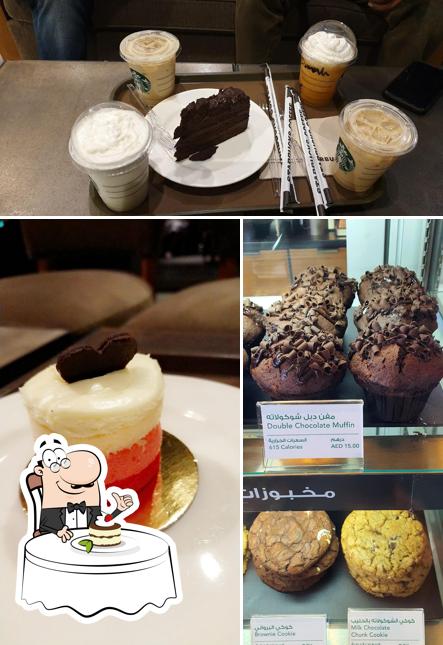 Starbucks offers a variety of desserts